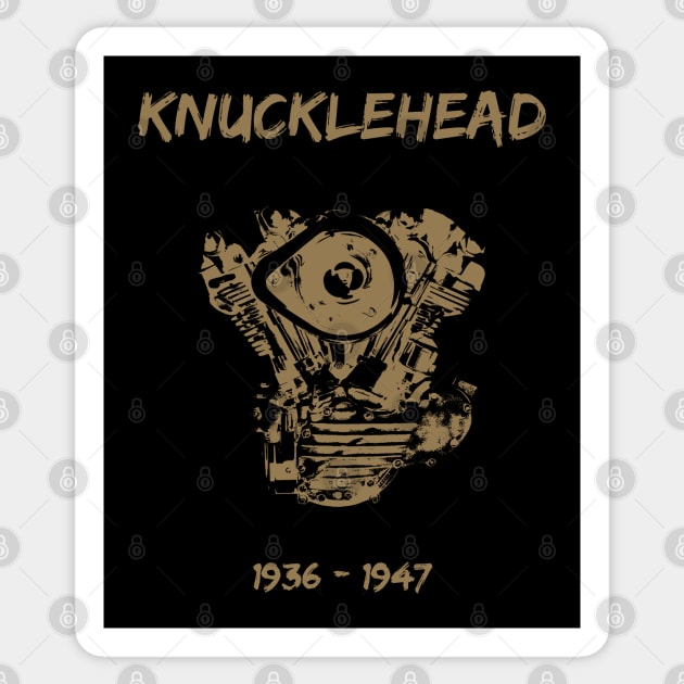 Knucklehead Sticker by Hilmay